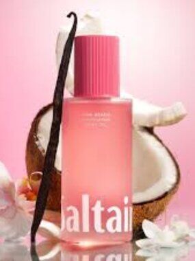 EMPTY Pink Body Oil Moisturizer - Hydrating Coconut & Vanilla new